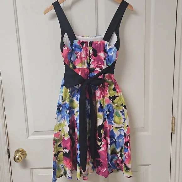 B. Smart Babydoll Floral Strappy Y2K Dress - Picture 4 of 7
